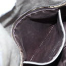 Miu Miu Hand Bag Leather 2way Gray Gold Auth ki6785M-24
