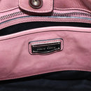 Miu Miu Hand Bag Leather 2way Pink Silver Auth ki6786M-19