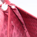 CARTIER Must Line Shoulder Bag Leather Bordeaux Gold Auth ki6787A-18