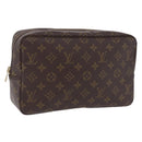 LOUIS VUITTON Monogram Trousse Toilette 28 Clutch Bag M47522 LV Auth ki6788V-1