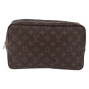 LOUIS VUITTON Monogram Trousse Toilette 28 Clutch Bag M47522 LV Auth ki6788V-13