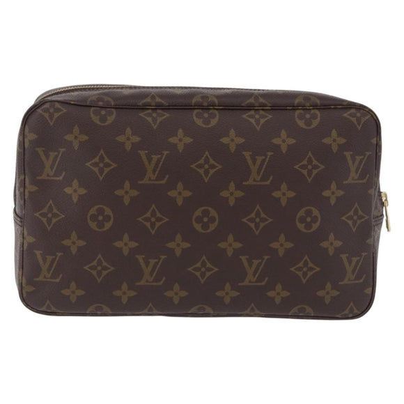 LOUIS VUITTON Monogram Trousse Toilette 28 Clutch Bag M47522 LV Auth ki6788V