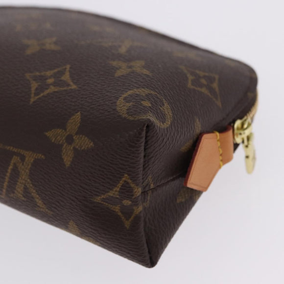 LOUIS VUITTON Pochette Cosmetic PM Cosmetic Pouch M47515 LV Auth ki6790V