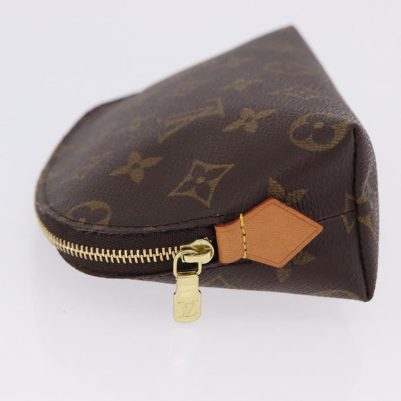 LOUIS VUITTON Pochette Cosmetic PM Cosmetic Pouch M47515 LV Auth ki6790V