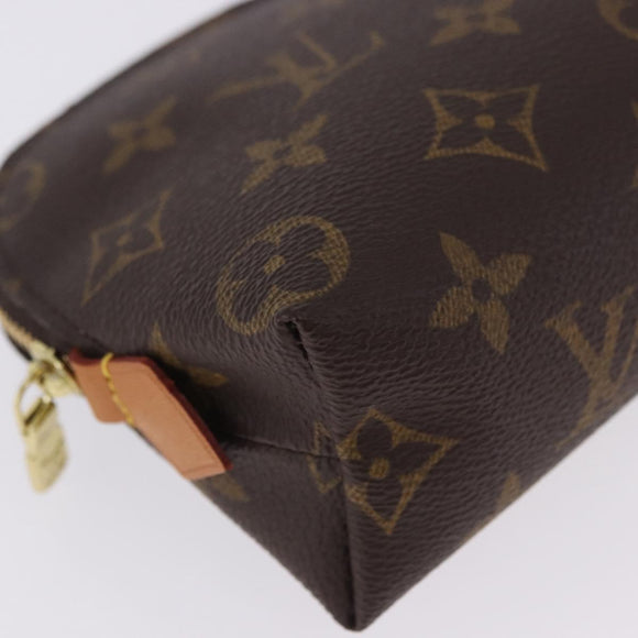LOUIS VUITTON Pochette Cosmetic PM Cosmetic Pouch M47515 LV Auth ki6790V