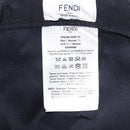 FENDI Zucca Canvas Cap Brown Black Auth ki6793M-8