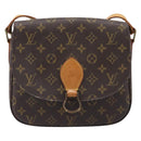 LOUIS VUITTON Monogram Saint Cloud GM Shoulder Bag M51242 LV Auth ki6795-13