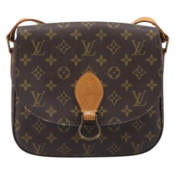 LOUIS VUITTON Monogram Saint Cloud GM Shoulder Bag M51242 LV Auth ki6795