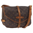 LOUIS VUITTON Monogram Saumur 30 Shoulder Bag M42256 LV Auth ki6796-1
