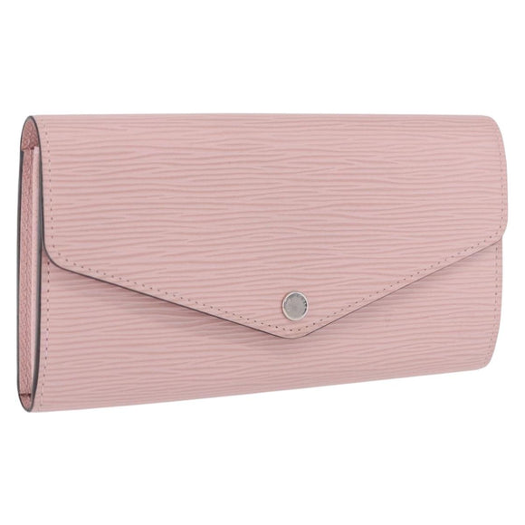 LOUIS VUITTON Epi Portefeuille Sarah Wallet Rose Valerine M61216 LV Auth ki6797V