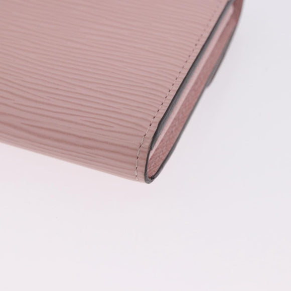 LOUIS VUITTON Epi Portefeuille Sarah Wallet Rose Valerine M61216 LV Auth ki6797V