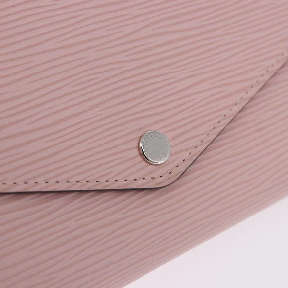 LOUIS VUITTON Epi Portefeuille Sarah Wallet Rose Valerine M61216 LV Auth ki6797V