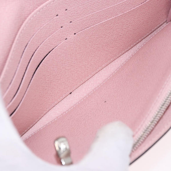 LOUIS VUITTON Epi Portefeuille Sarah Wallet Rose Valerine M61216 LV Auth ki6797V