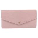 LOUIS VUITTON Epi Portefeuille Sarah Wallet Rose Valerine M61216 LV Auth ki6797V-13