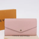 LOUIS VUITTON Epi Portefeuille Sarah Wallet Rose Valerine M61216 LV Auth ki6797V-12