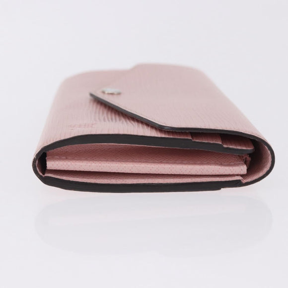 LOUIS VUITTON Epi Portefeuille Sarah Wallet Rose Valerine M61216 LV Auth ki6797V