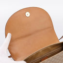 CELINE Macadam Canvas Shoulder Bag PVC Beige Gold Auth ki6798V-10