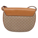 CELINE Macadam Canvas Shoulder Bag PVC Beige Gold Auth ki6798V-2