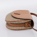 CELINE Macadam Canvas Shoulder Bag PVC Beige Gold Auth ki6798V-4