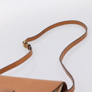 CELINE Macadam Canvas Shoulder Bag PVC Beige Gold Auth ki6798V-8