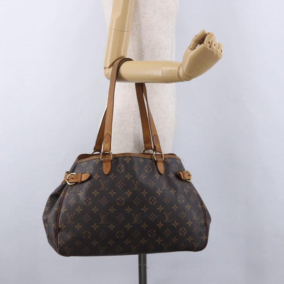 LOUIS VUITTON Monogram Batignolles Horizontal Tote Bag M51154 LV Auth ki6802