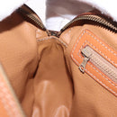 CELINE Macadam Canvas Shoulder Bag PVC Leather Brown Gold Auth ki6803V-19