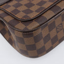 LOUIS VUITTON Damier Ebene Aubagne Shoulder Bag N51129 LV Auth ki6804M-15