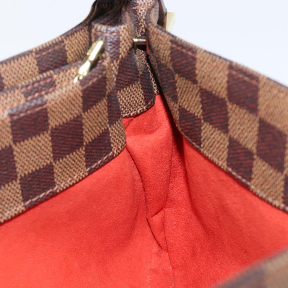 LOUIS VUITTON Damier Ebene Aubagne Shoulder Bag N51129 LV Auth ki6804M