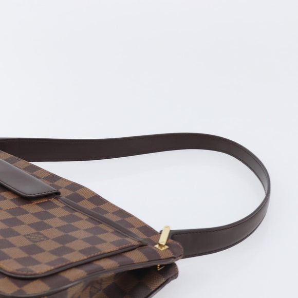 LOUIS VUITTON Damier Ebene Aubagne Shoulder Bag N51129 LV Auth ki6804M