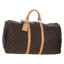 LOUIS VUITTON Monogram Keepall 55 Boston Bag M41424 LV Auth ki6805M-1
