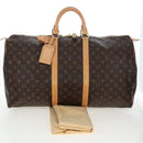 LOUIS VUITTON Monogram Keepall 55 Boston Bag M41424 LV Auth ki6805M-12