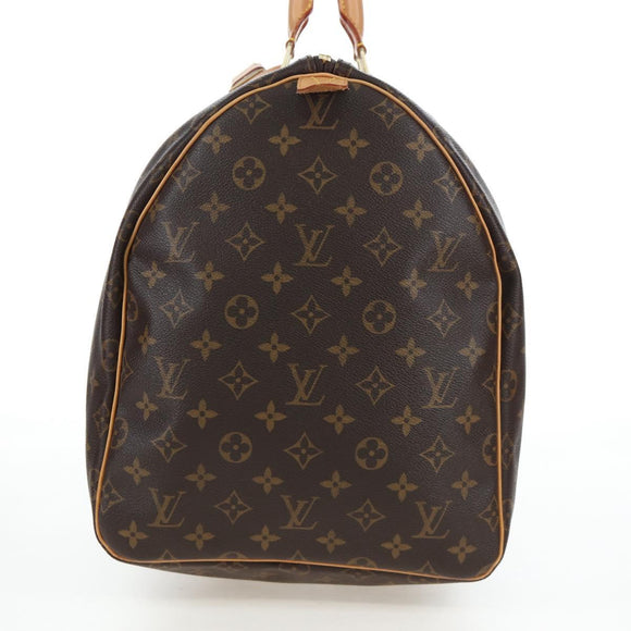 LOUIS VUITTON Monogram Keepall 55 Boston Bag M41424 LV Auth ki6805M