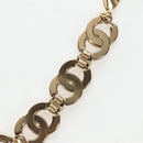 CHANEL Necklace metal Gold CC Auth ki6807M-12
