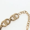 CHANEL Necklace metal Gold CC Auth ki6807M-13