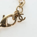 CHANEL Necklace metal Gold CC Auth ki6807M-15