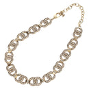 CHANEL Necklace metal Gold CC Auth ki6807M-2