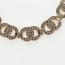 CHANEL Necklace metal Gold CC Auth ki6807M-4