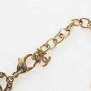 CHANEL Necklace metal Gold CC Auth ki6807M-7