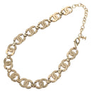 CHANEL Necklace metal Gold CC Auth ki6807M-9