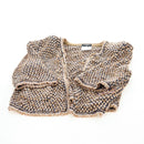 CHANEL skirt Jacket Nylon setup Gold CC Auth ki6808M-11