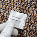 CHANEL skirt Jacket Nylon setup Gold CC Auth ki6808M-15