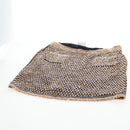 CHANEL skirt Jacket Nylon setup Gold CC Auth ki6808M-17