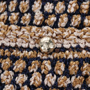 CHANEL skirt Jacket Nylon setup Gold CC Auth ki6808M-18