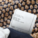 CHANEL skirt Jacket Nylon setup Gold CC Auth ki6808M-20