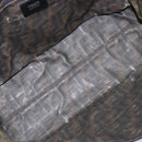 FENDI Zucca Canvas Tote Bag Leather Black Auth ki6810-15