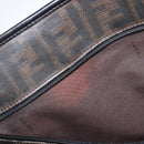 FENDI Zucca Canvas Tote Bag Leather Black Auth ki6810-20