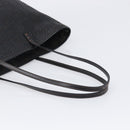 FENDI Zucca Canvas Tote Bag Leather Black Auth ki6810-7