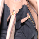 BURBERRY Shoulder Bag Leather Brown Gold Auth ki6811V-17
