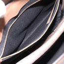 BURBERRY Shoulder Bag Leather Brown Gold Auth ki6811V-19