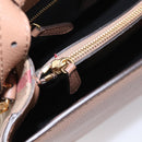BURBERRY Shoulder Bag Leather Brown Gold Auth ki6811V-20